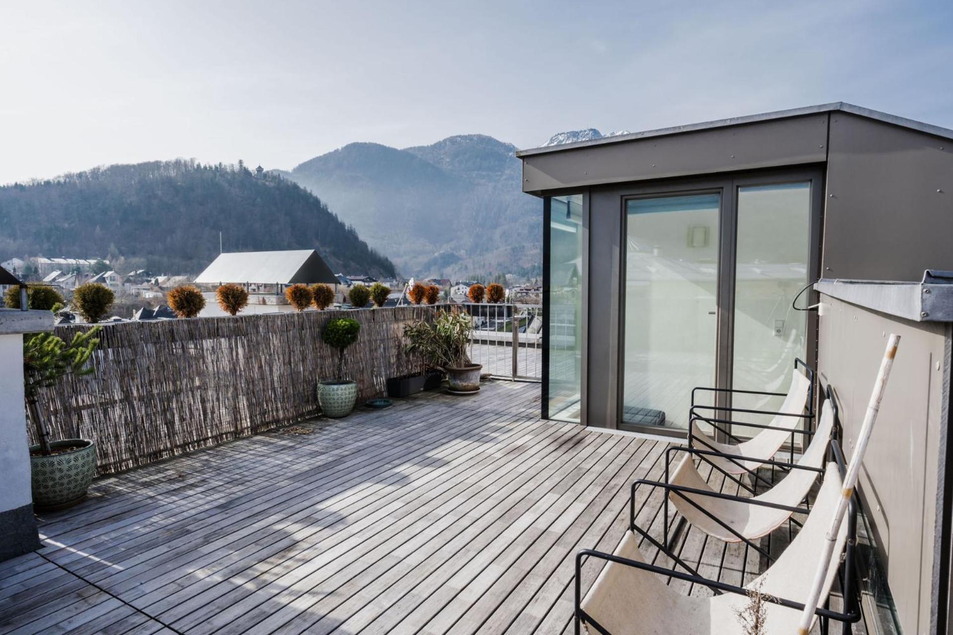바드이스흘 Luxus Penthouse Mit Panoramablick 아파트 외부 사진